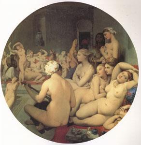 Jean Auguste Dominique Ingres The Turkish Bath (mk05) oil painting image